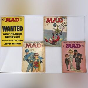 4 Vintage 1966 MAD Magazine Collection